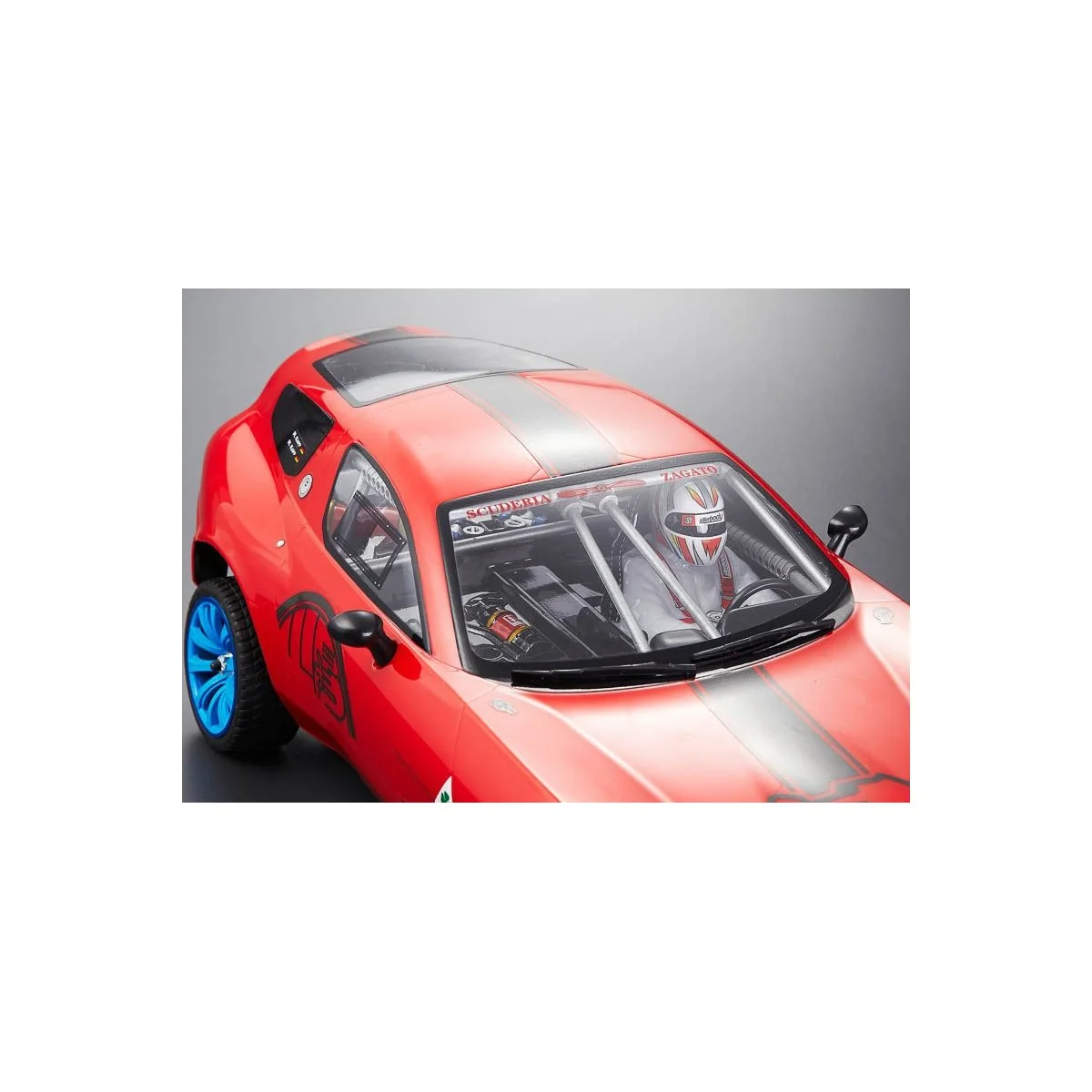 Set Cockpit gauche moteur avant peint 1/10 Killerbody Killerbody KB48501 - 4