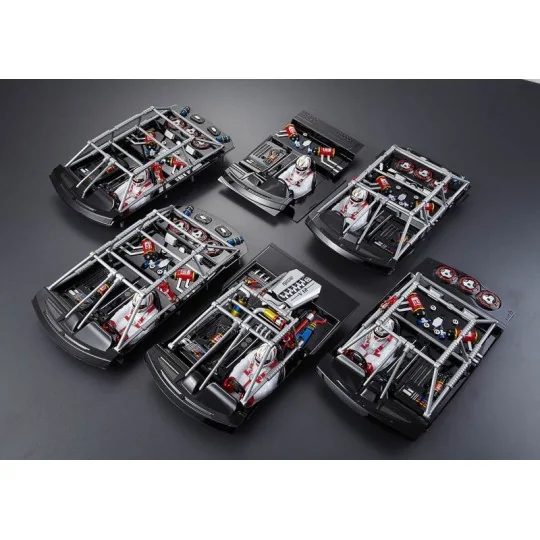 Set Cockpit gauche moteur avant peint 1/10 Killerbody Killerbody KB48501 - 6 KB48501-Set Cockpit gauche moteur avant peint 1/10 Killerbody - KB48501