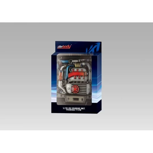 KB48494-Engine Bay Type-C painted 1/10 Killerbody - KB48494