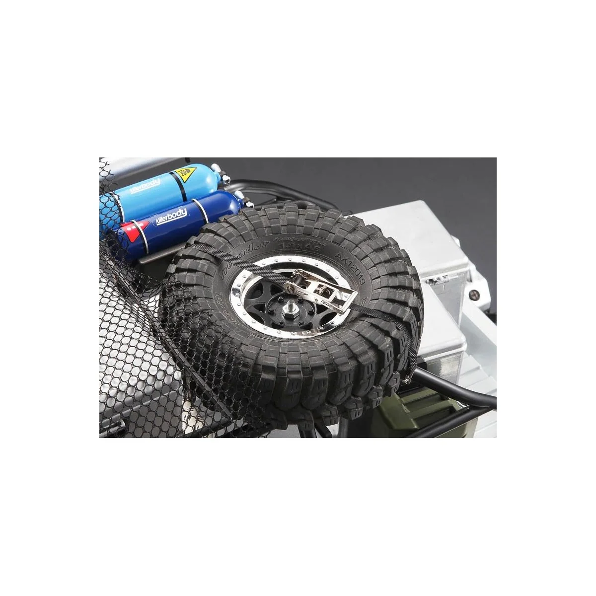 Ratchet tie-down metal 250 mm 1/10 Killerbody Killerbody KB48523 - 3