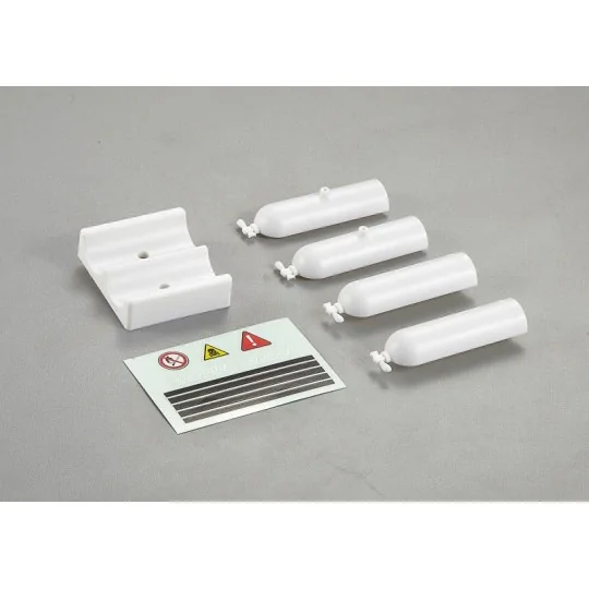KB48430-Bouteilles d'oxygènes ABS à peindre 1/10 Killerbody - KB48430