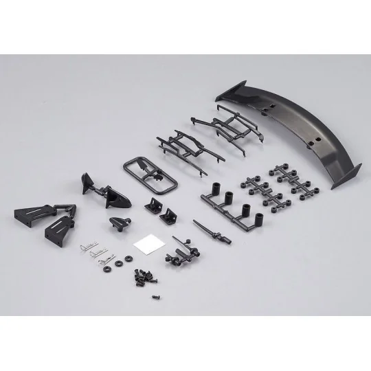 Accessories racing spoiler, mirrors... ABS 1/10 Killerbody Killerbody KB48352 - 1 KB48352-Accessories racing spoiler, mirrors... ABS 1/10 Killerbody - KB48352