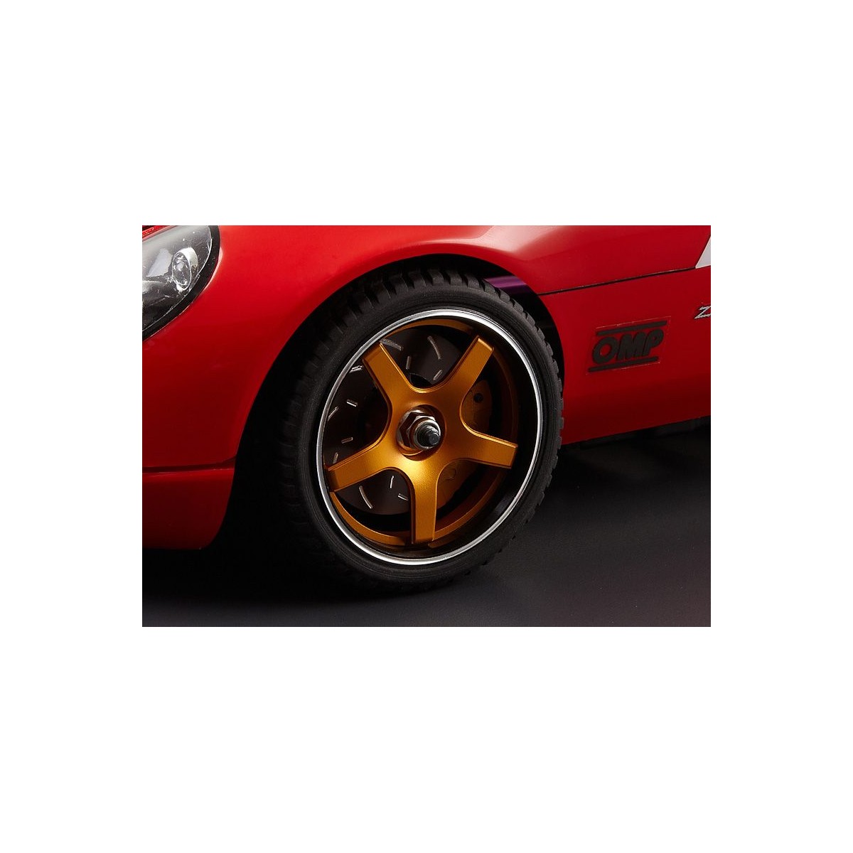 Disquse of brake Alu (4) bracket Gold 1/10 Killerbody Killerbody KB48356 - 2