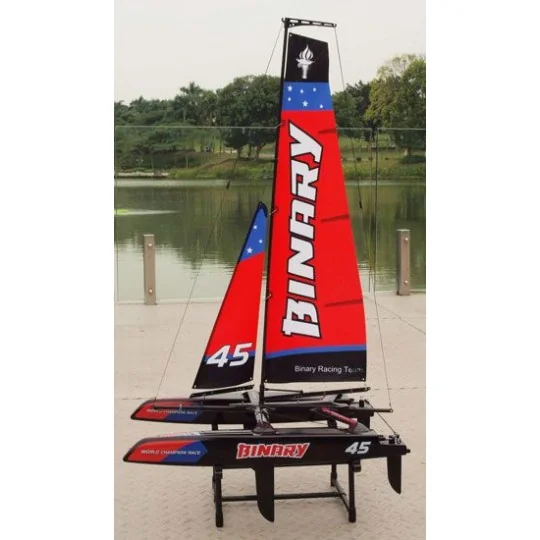 8807V2-Mini Catamaran Binary V2 red RTS Joysway