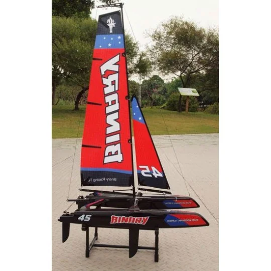 8807V2-Mini Catamaran Binary V2 red RTS Joysway