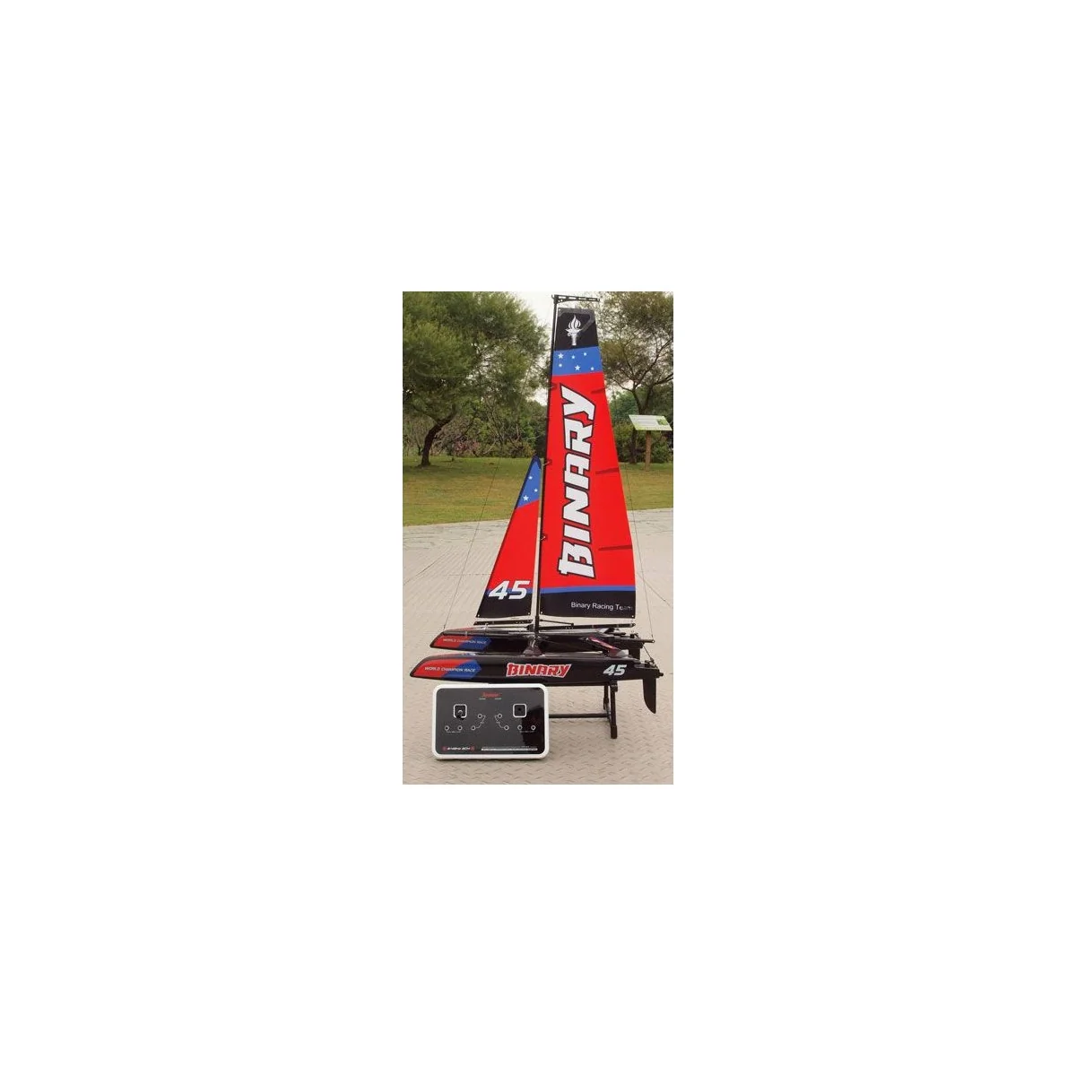 Mini Catamaran Binary V2 red RTS Joysway Joysway 8807V2 - 5