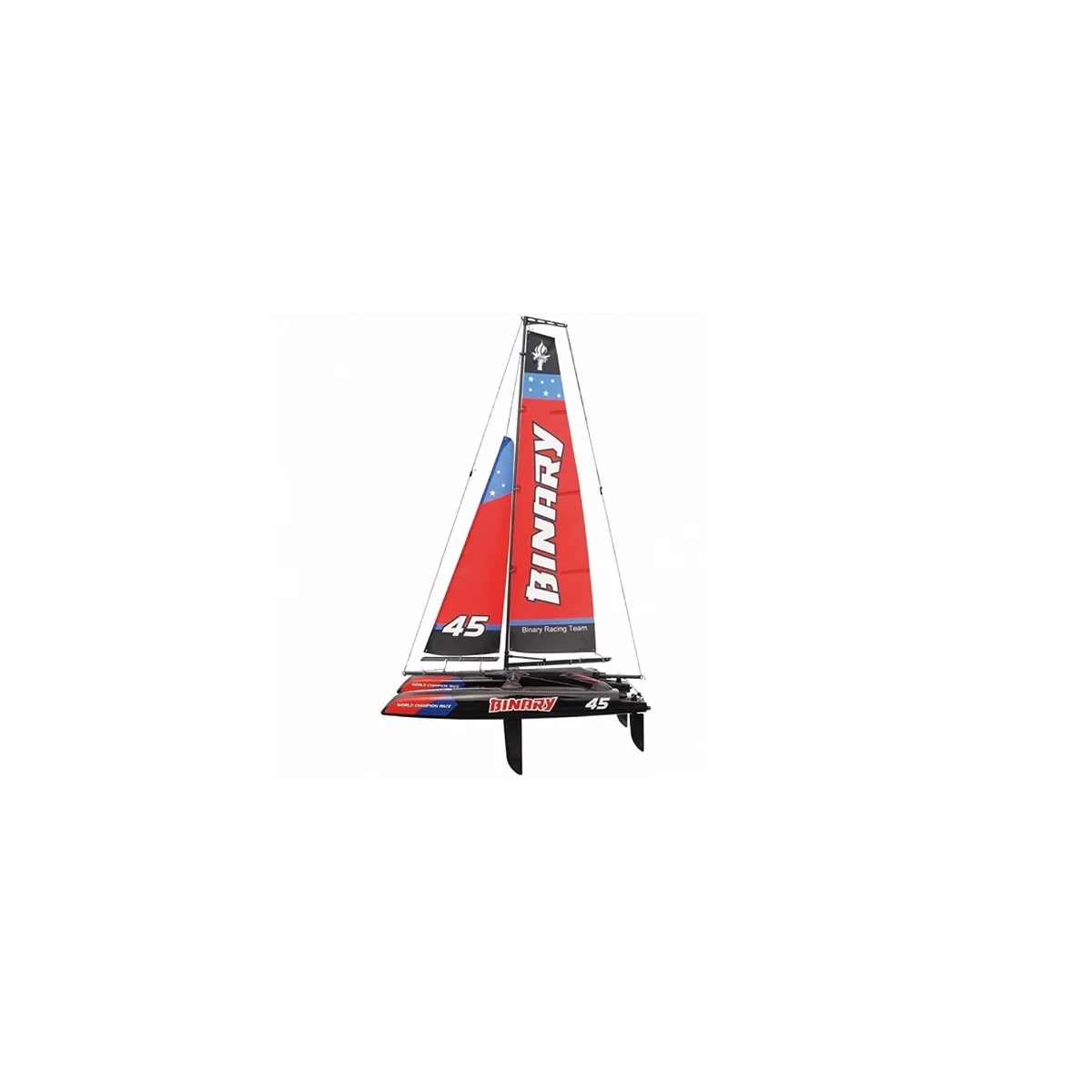 Mini Catamaran Binary V2 red RTS Joysway Joysway 8807V2 - 1