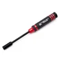 HTR-412-Set de tournevis hexag. alu 1.5 / 2 / 2.5 et douille 7mm Hobbytech - HTR-412