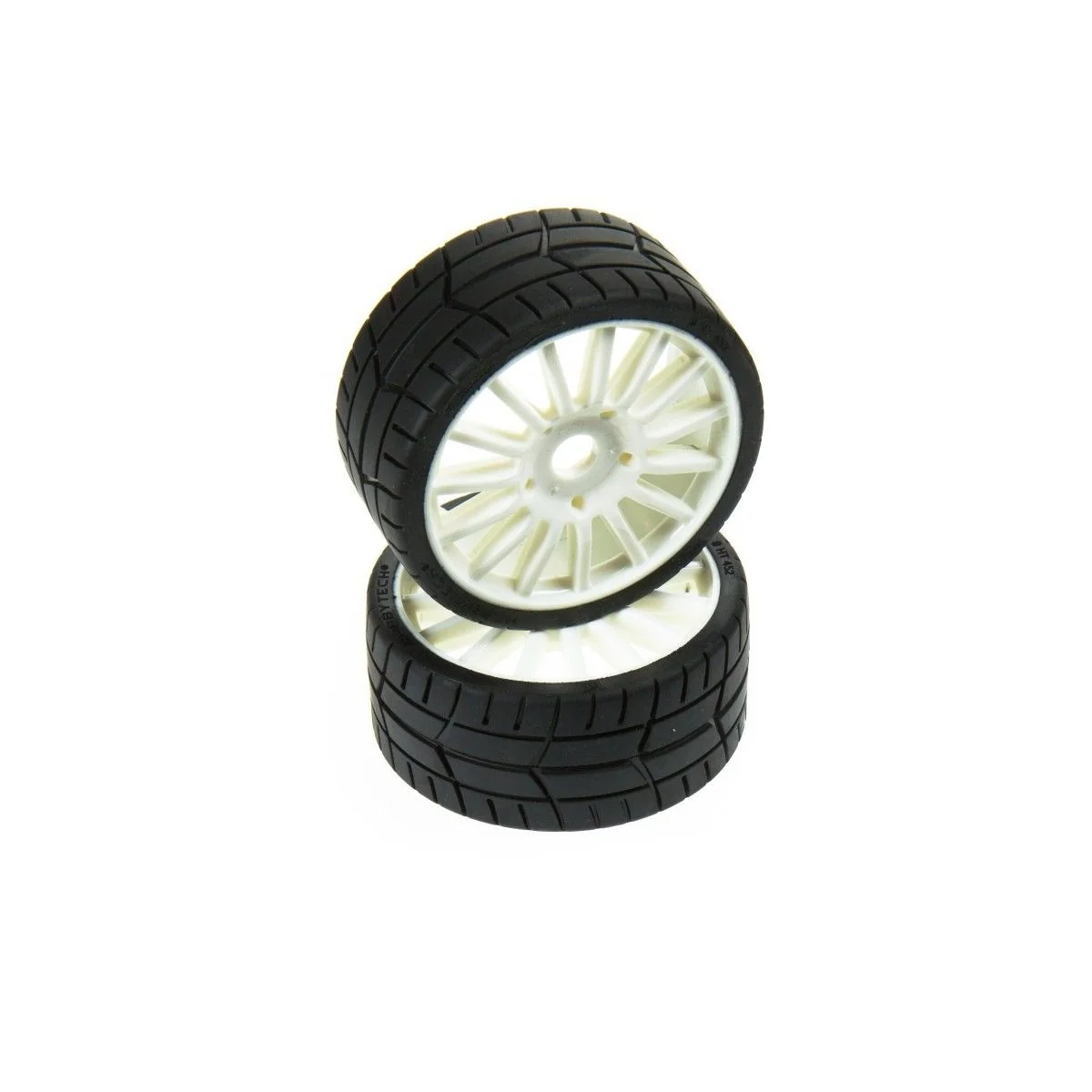 Pneus Challenge Rally Game sur jante Blanche Hobbytech Hobbytech HTR-T452 - 2 Pneus Challenge Rally Game sur jante Blanche Hobbytech Hobbytech HTR-T452 - 2