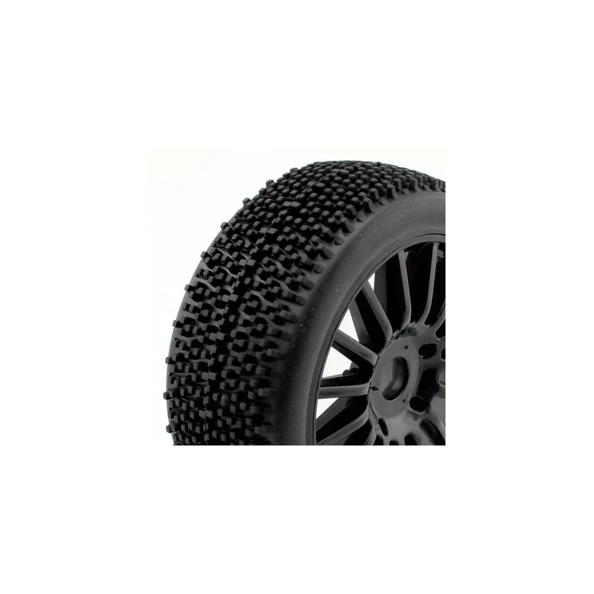 Rocket tires on black spoke rims, 1/8 scale Hobbytech Hobbytech HTR-T444 - 1 Rocket tires on black spoke rims, 1/8 scale Hobbytech Hobbytech HTR-T444 - 1