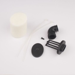 Air filter double foam with elbow 1/8 Hobbytech Hobbytech HTR-501235 - 1