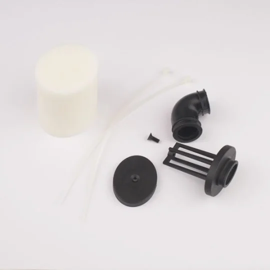 HTR-501235-Air filter double foam with elbow 1/8 Hobbytech - HTR-501235