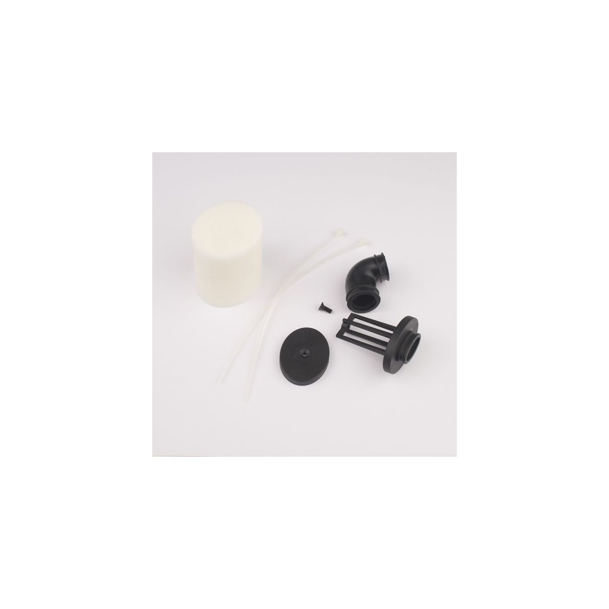 Filtre à air double mousse avec coude 1/8 Hobbytech Hobbytech HTR-501235 - 1