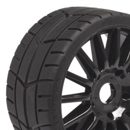Pneus Challenge Rally Game sur jante Noires Hobbytech Hobbytech HTR-T452B - 1