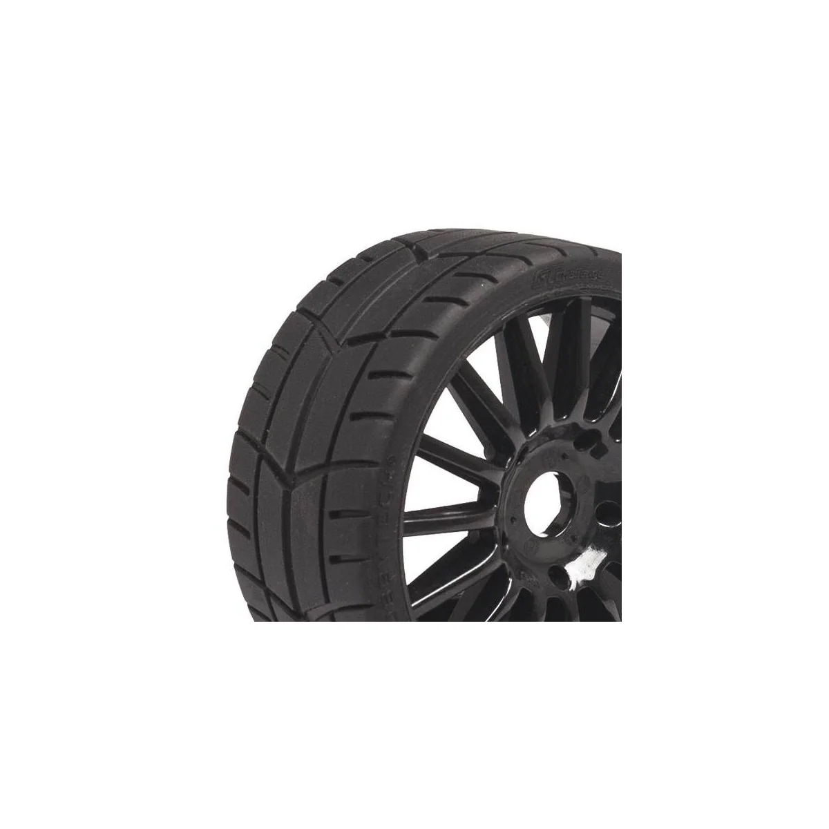 Challenge Rally Game Rim Tires Black Hobbytech Hobbytech HTR-T452B - 1