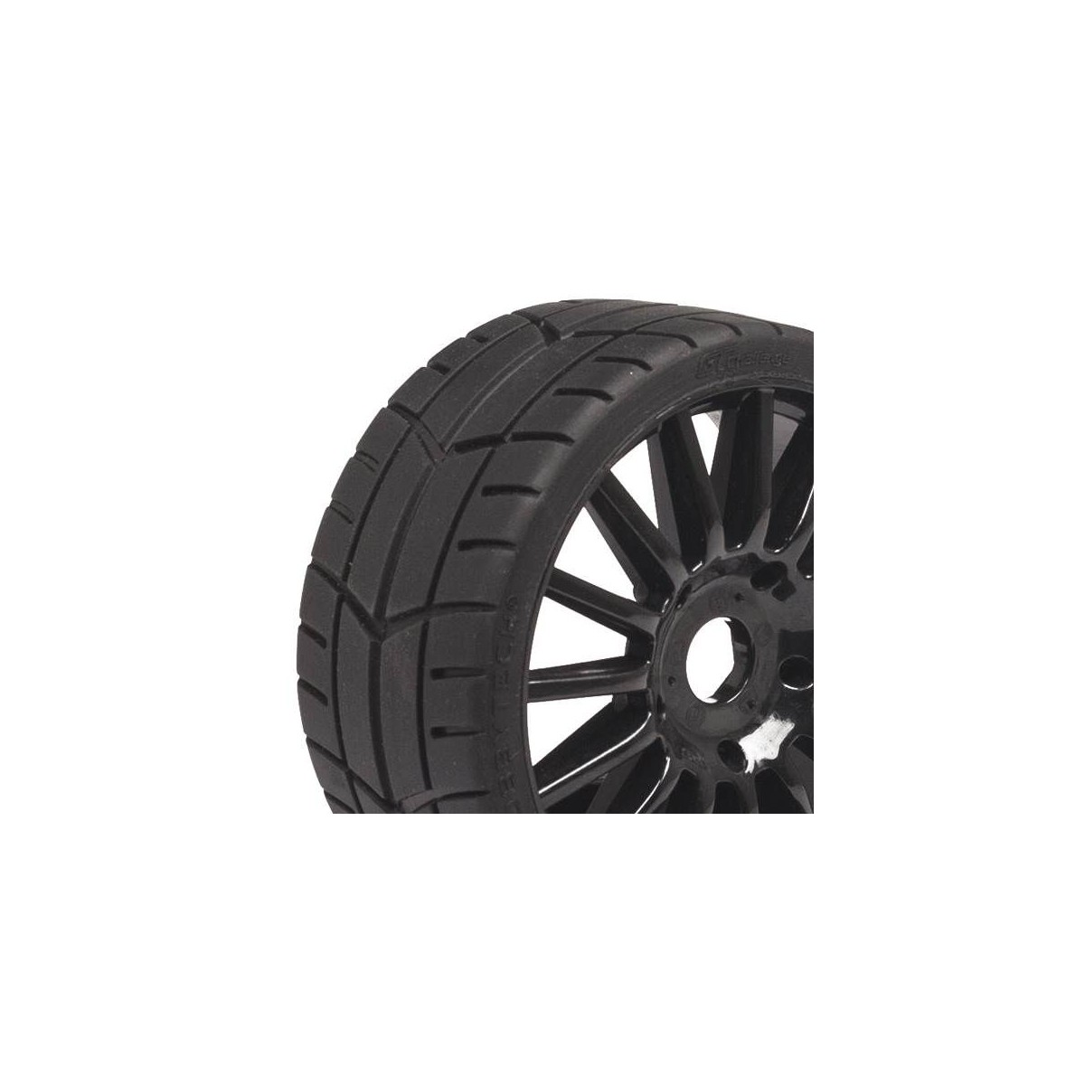 Pneus Challenge Rally Game sur jante Noires Hobbytech Hobbytech HTR-T452B - 1