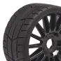 Challenge Rally Game Rim Tires Black Hobbytech Hobbytech HTR-T452B - 1 HTR-T452B-Challenge Rally Game Rim Tires Black Hobbytech - HTR-T452B