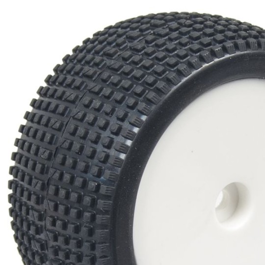 HTR-T430-Rear square pimple buggy tyres 1/10 - Hobbytech