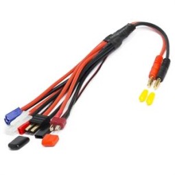 Cordon de charge 5 en 1 Tamiya/Dean/JST/Futaba/Traxxas/EC3... Konect KN-130000 - 1