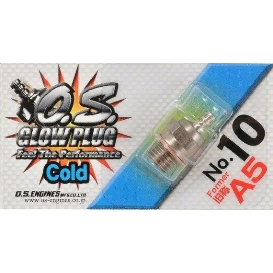 Cold glow plug OS A5 n ° 10 OS Engines 71605100 - 2 71605100-Cold glow plug OS A5 n ° 10 - 71605100