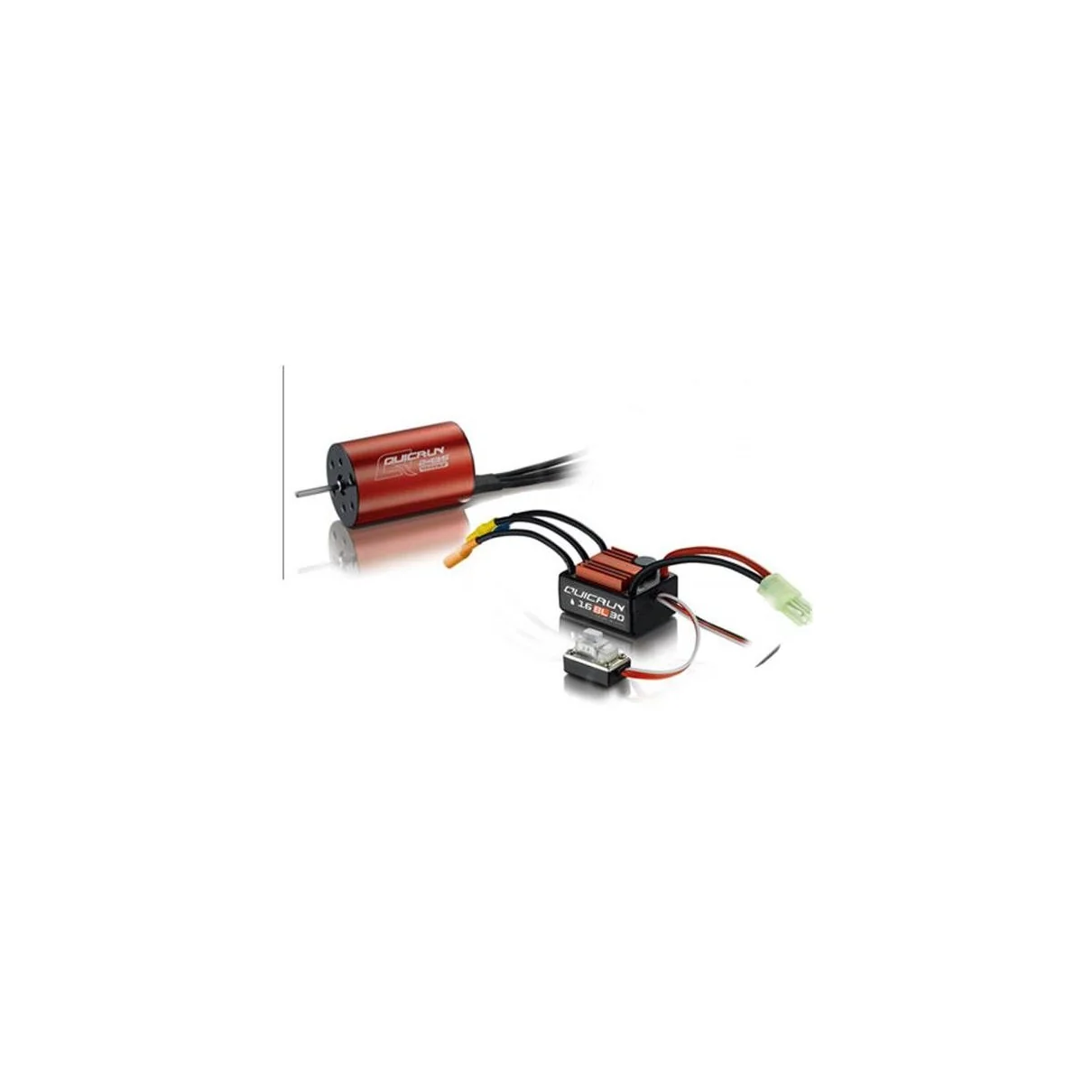 Combo Quickrun\r 2435 4500kv + 30 A 1/14-1/18 Hobbywing ESC Hobbywing 3010503CB01 - 1