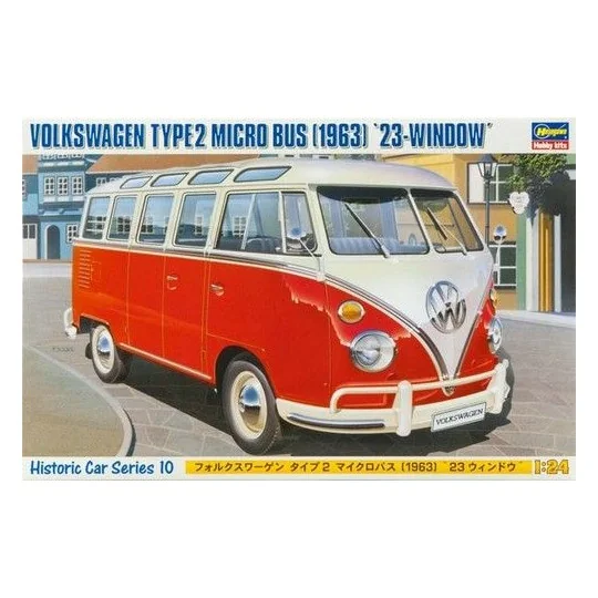 HC 10 Bus Volkswagen's 1963 1/24 Hasegawa Hasegawa 21210 - 1 21210-HC 10 Bus Volkswagen's 1963 1/24 Hasegawa - 21210