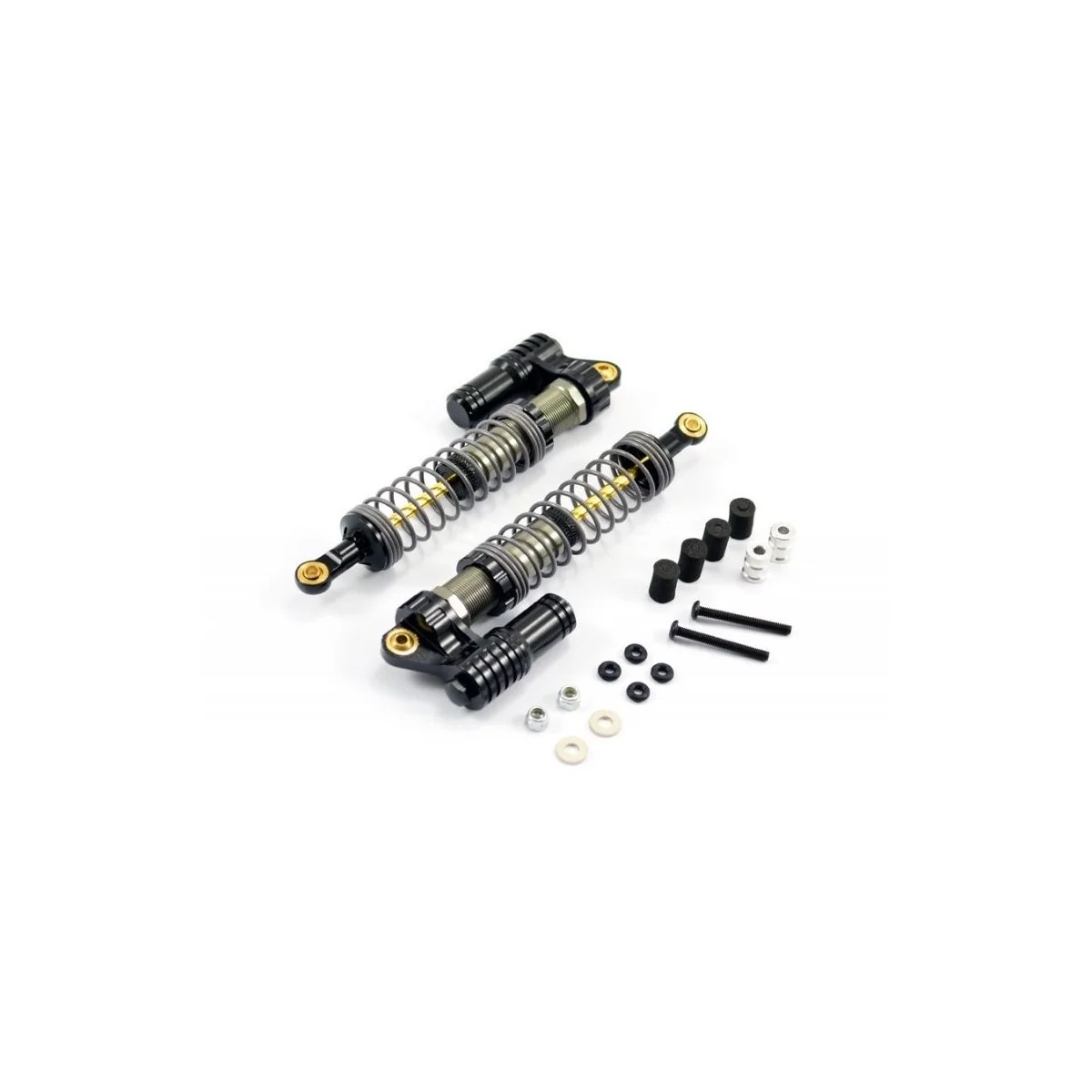 Amortisseurs Piggyback Rock Crawler 110mm pour SCX10 Fastrax Fastrax FTAX27 - 1