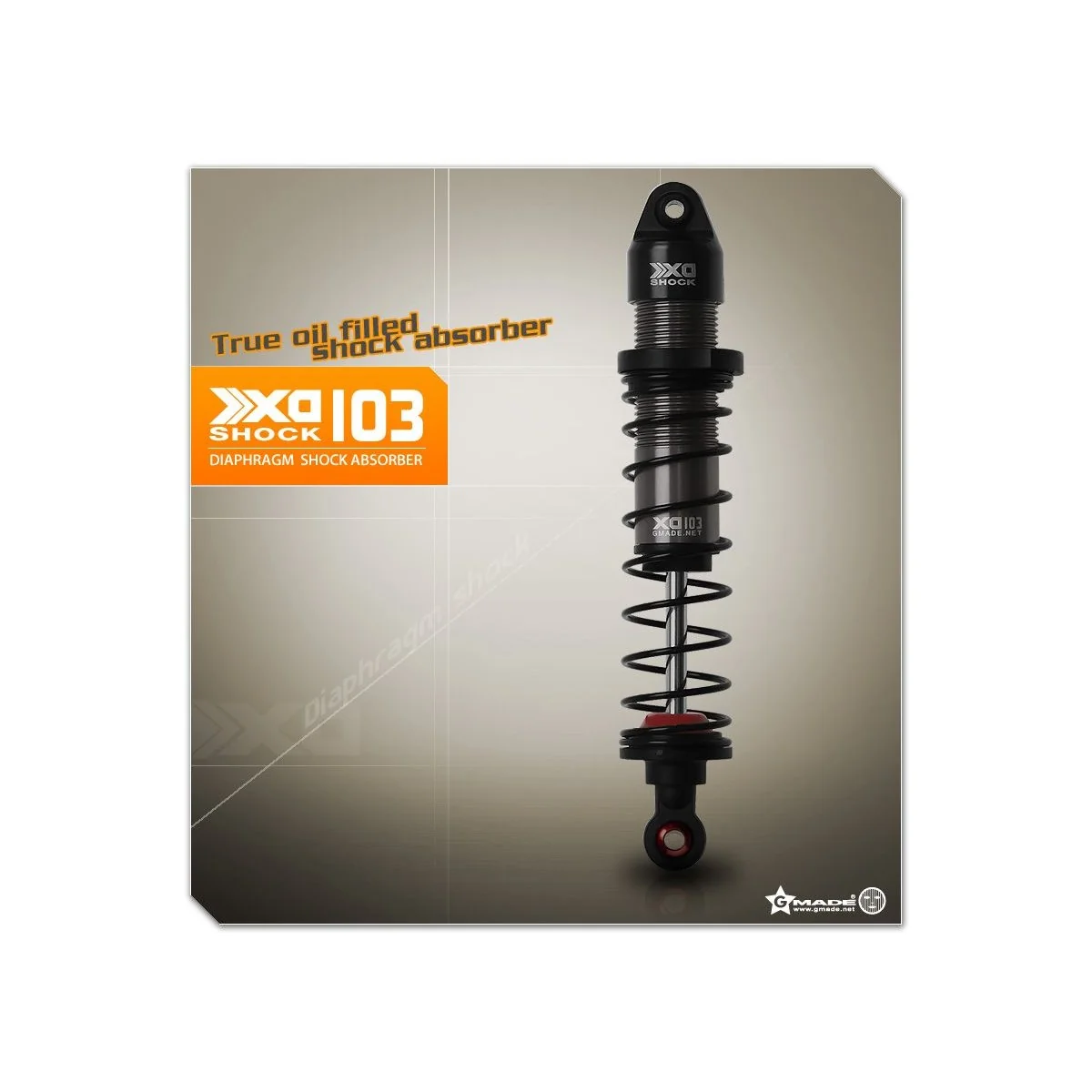 Shock absorbers XD Diaphragm 103mm (2) Gmade Gmade GM22007 - 1