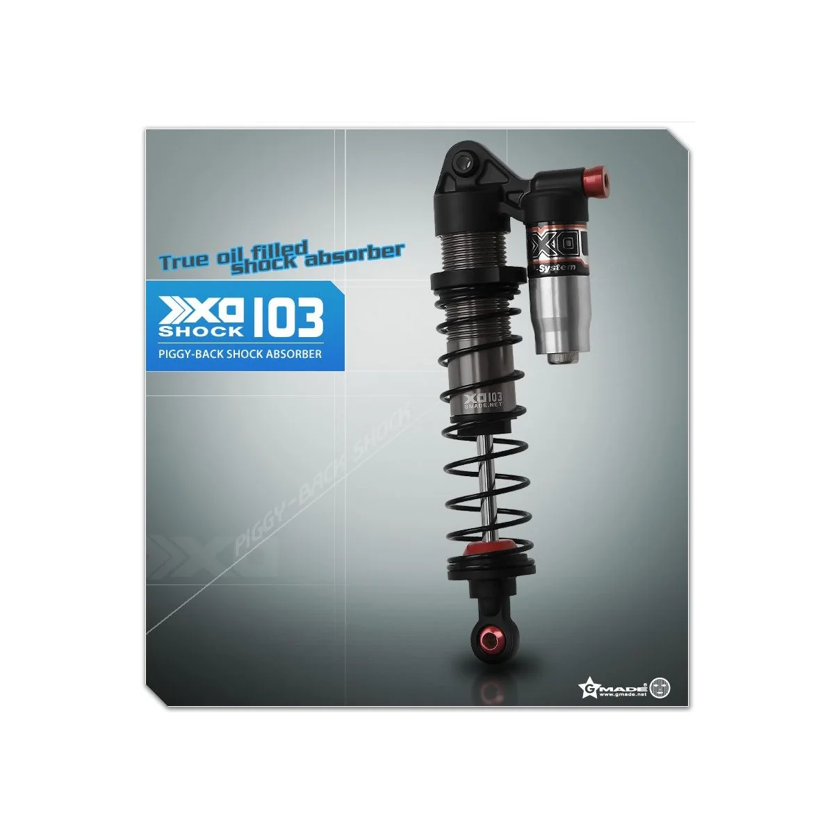 Shock absorbers XD Piggyback 103mm (2) Gmade Gmade GM21007 - 1
