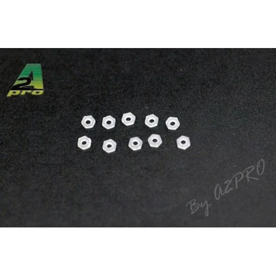 27002-Nylon M2 nuts (10) A2Pro