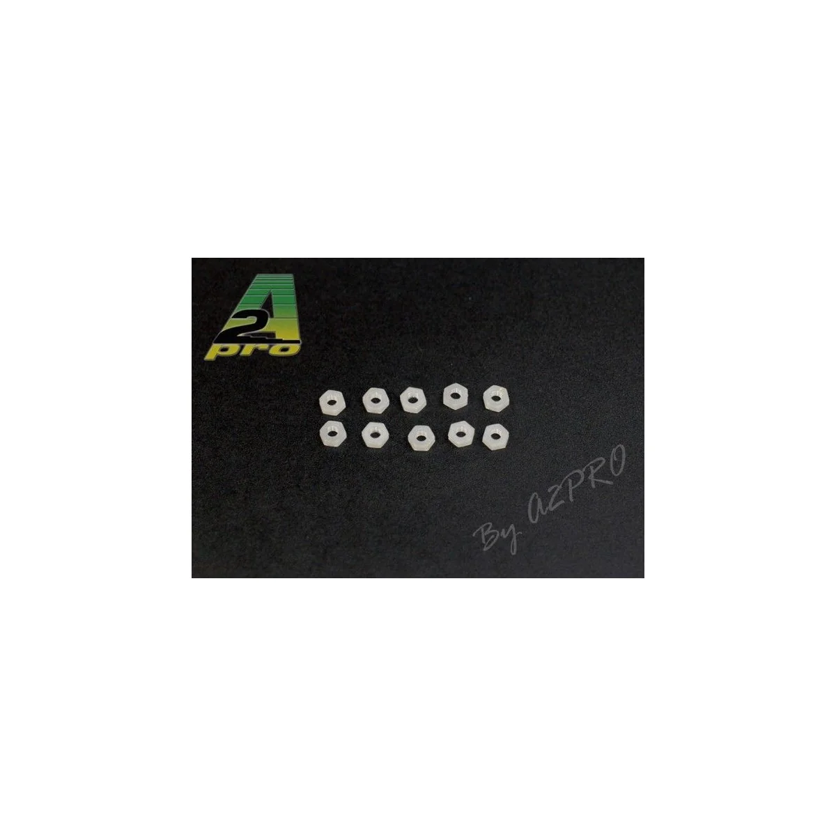 Nylon M3 nuts (10) A2Pro A2Pro 27003 - 1 Nylon M3 nuts (10) A2Pro A2Pro 27003 - 1