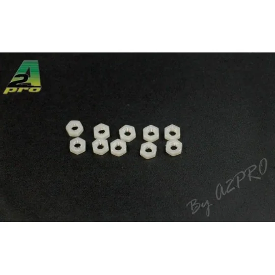 Nylon M4 nuts (10) A2Pro A2Pro 27004 - 1 27004-Nylon M4 nuts (10) A2Pro - 27004