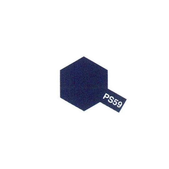 86059-Peinture bombe Lexan bleu métallisé PS59 Tamiya - 86059