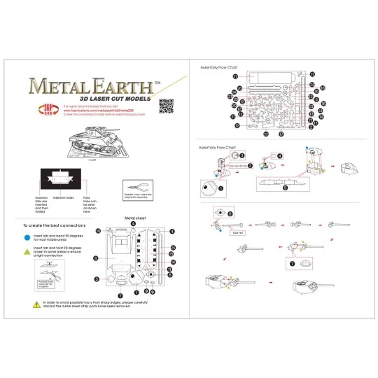 MMS204-Sherman Tank Metal Earth - MMS204