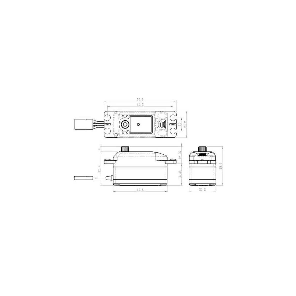Servo SB - 2263MG low profile Savox Savox SB-2263MG - 2