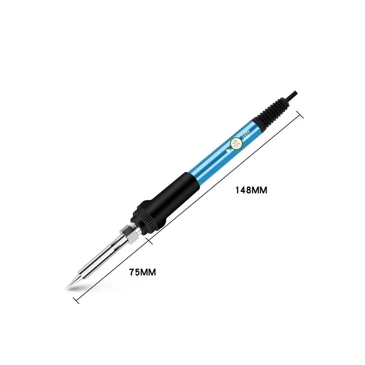 Fer à souder 220V 60W, température ajustable + accessoires 1077119 - 4 Fer à souder 220V 60W, température ajustable + accessoires 1077119 - 4