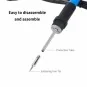 Fer à souder 220V 60W, température ajustable + accessoires 1077119 - 5 1077119-Fer à souder 220V 60W, température ajustable + accessoires - 1077119
