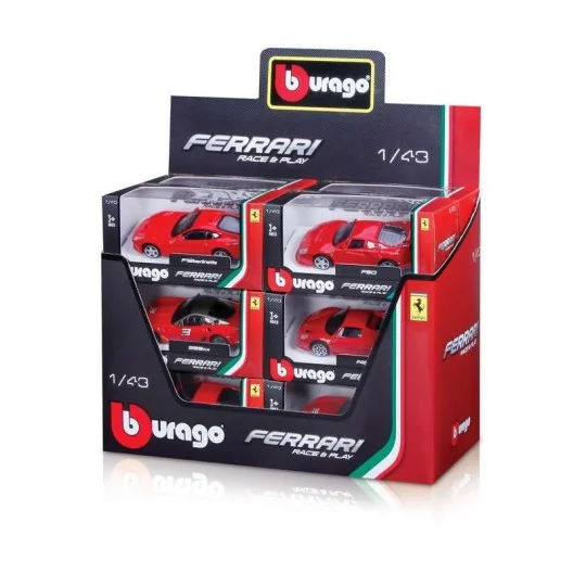 Model Ferrari choice 1/43 Burago Burago 18-36100 - 1 18-36100-Model Ferrari choice 1/43 Burago - 18-36100