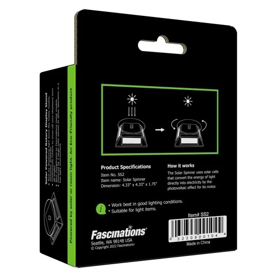 SS2-Support, présentoir solaire tournant 8.5cm Metal Earth