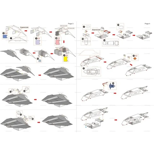 MMS258-Snowspeeder Star Wars Metal Earth - MMS258