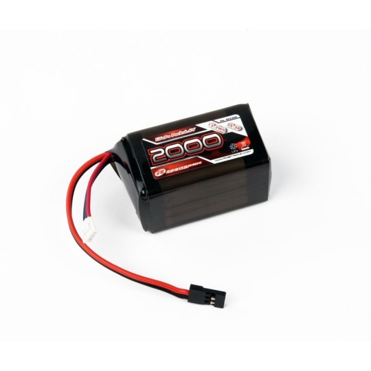 R05208-Accu Rx bloc LiFe 2S 6,6V / 2000mAh Robitronic