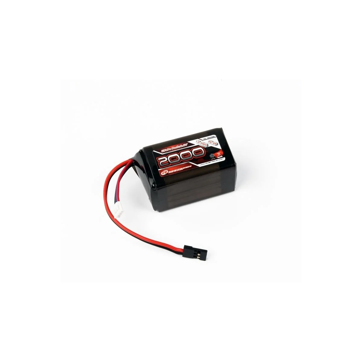 ACCU Rx block LiFe 2s6, 6V / 2000mAh Robitronic Robitronic R05208 - 1 ACCU Rx block LiFe 2s6, 6V / 2000mAh Robitronic Robitronic R05208 - 1