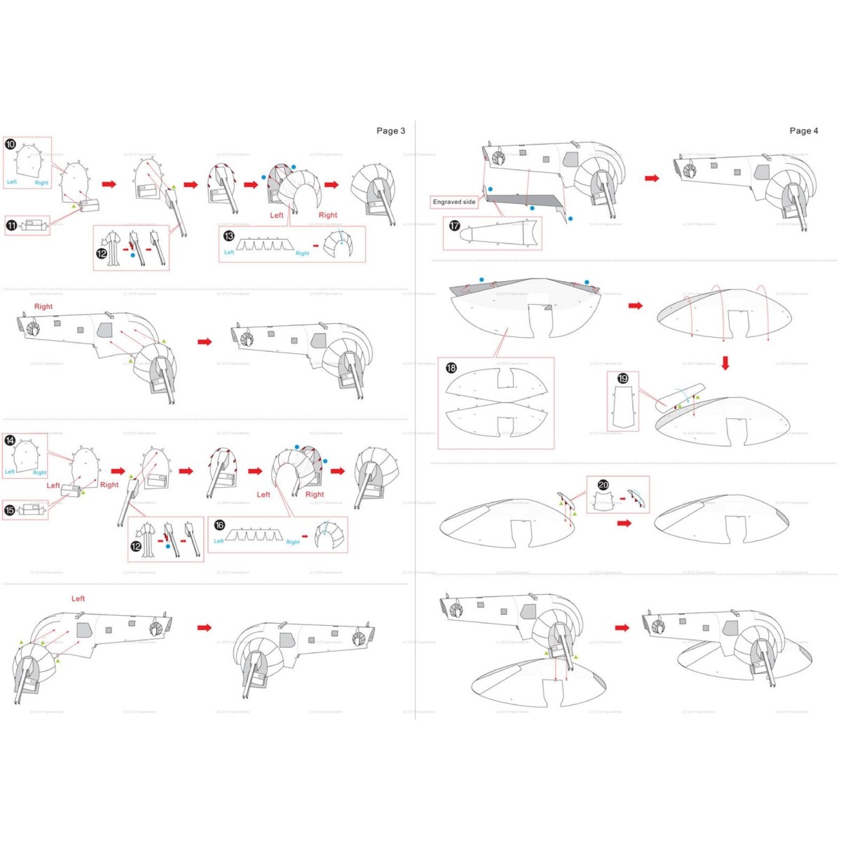 Slave I vaisseau Boba Fett's Star Wars Metal Earth Metal Earth MMS260 - 7