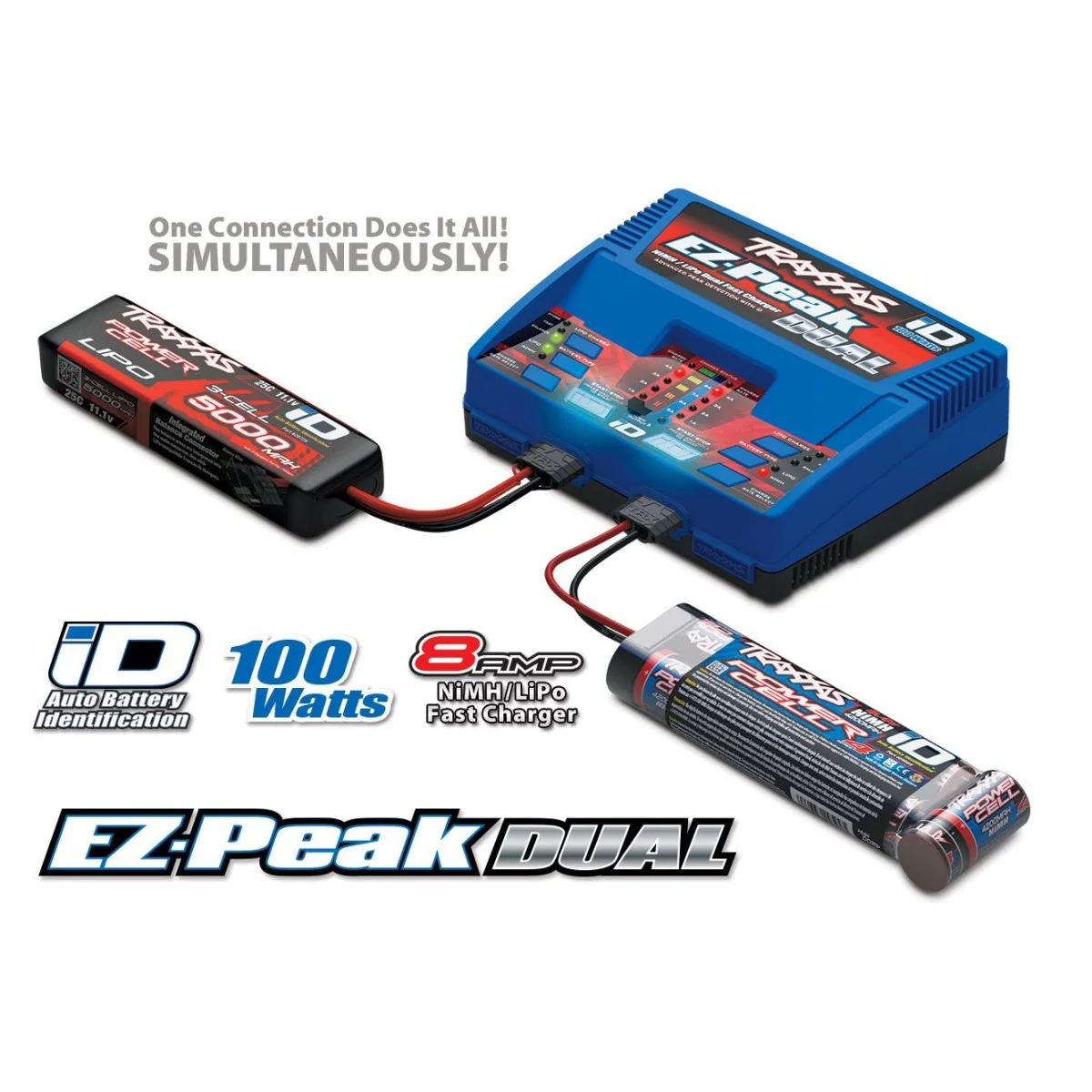 Chargeur double rapide EZ-Peak DUAL LiPo/NiMh ID 8A Traxxas Traxxas TRX-2972GX - 2