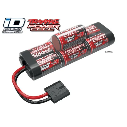 NiMh 8.4V 3300mAh 6+1 Hump ID Traxxas Traxxas TRX-2941X - 1 TRX-2941X-NiMh 8.4V 3300mAh 6+1 Hump ID Traxxas - TRX-2941X