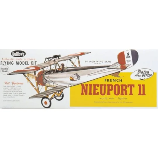 Nieuport II Guillow's Guillow's S0280203 - 1 S0280203-Nieuport II Guillow's - S0280203