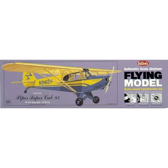 Piper Super Cub 95 Guillow's Guillow's S0280303 - 1 S0280303-Piper Super Cub 95 Guillow's - S0280303