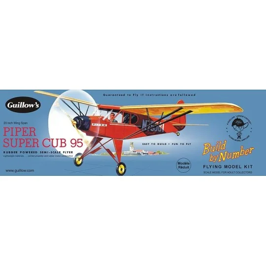 S0280602-Piper Super Cub 95 Guillow's - S0280602