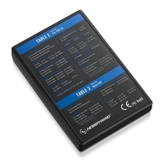 Programming card General Hobbywing ESC Hobbywing 30501003 - 2 30501003-Programming card General Hobbywing ESC - 30501003