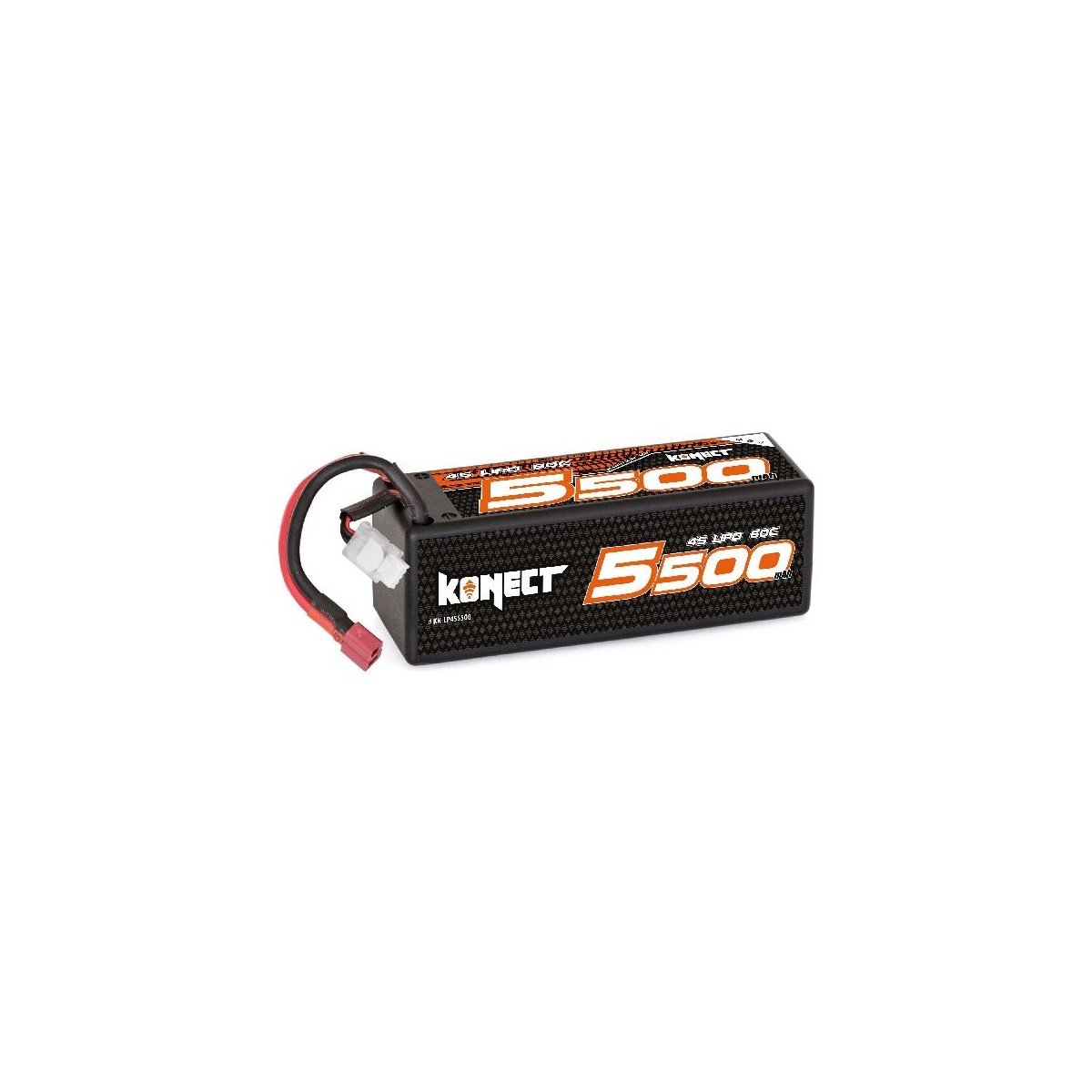 Li - Po 5500mAh 60 c 4S 14.8V hull (Dean) Konect Hobbytech KN-LP4S5500 - 1